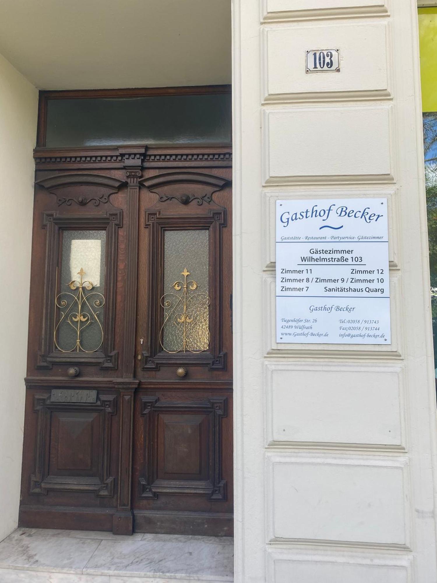 Готель Gaestezimmer Gasthof Becker Вюльфрат Екстер'єр фото